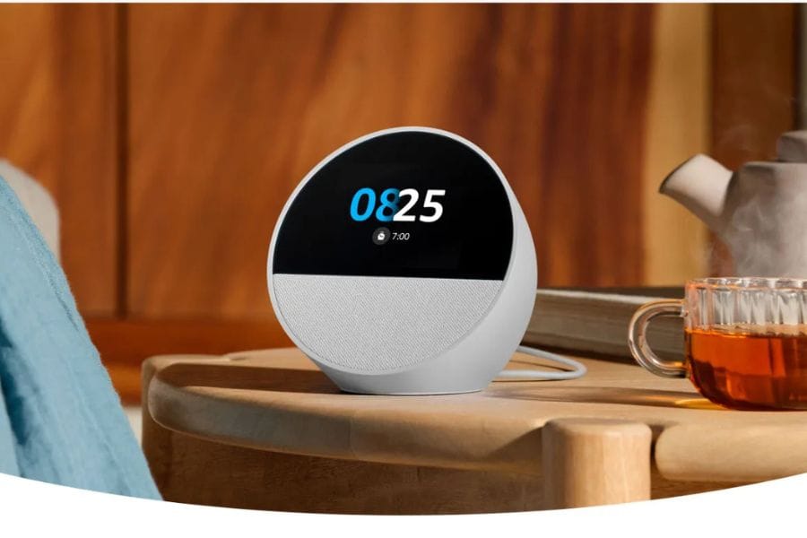 echo spot com alexa