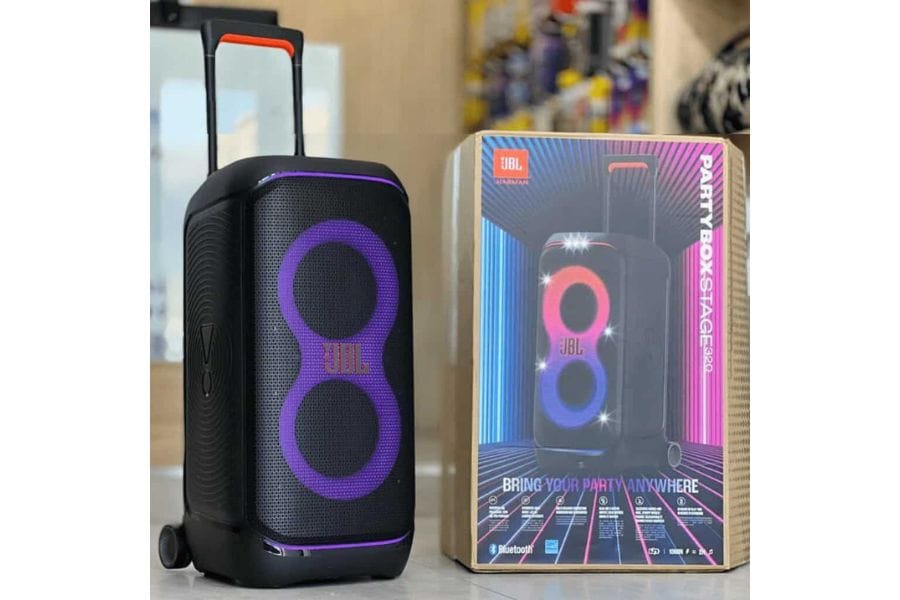 caixa de som bluetooth jbl partybox stage 320